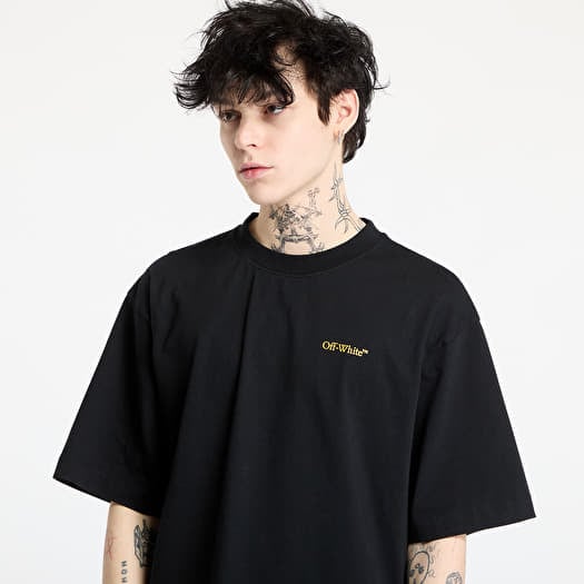 T-shirts Off-White Tape Arrow Skate S/S Tee Black/ Citrus