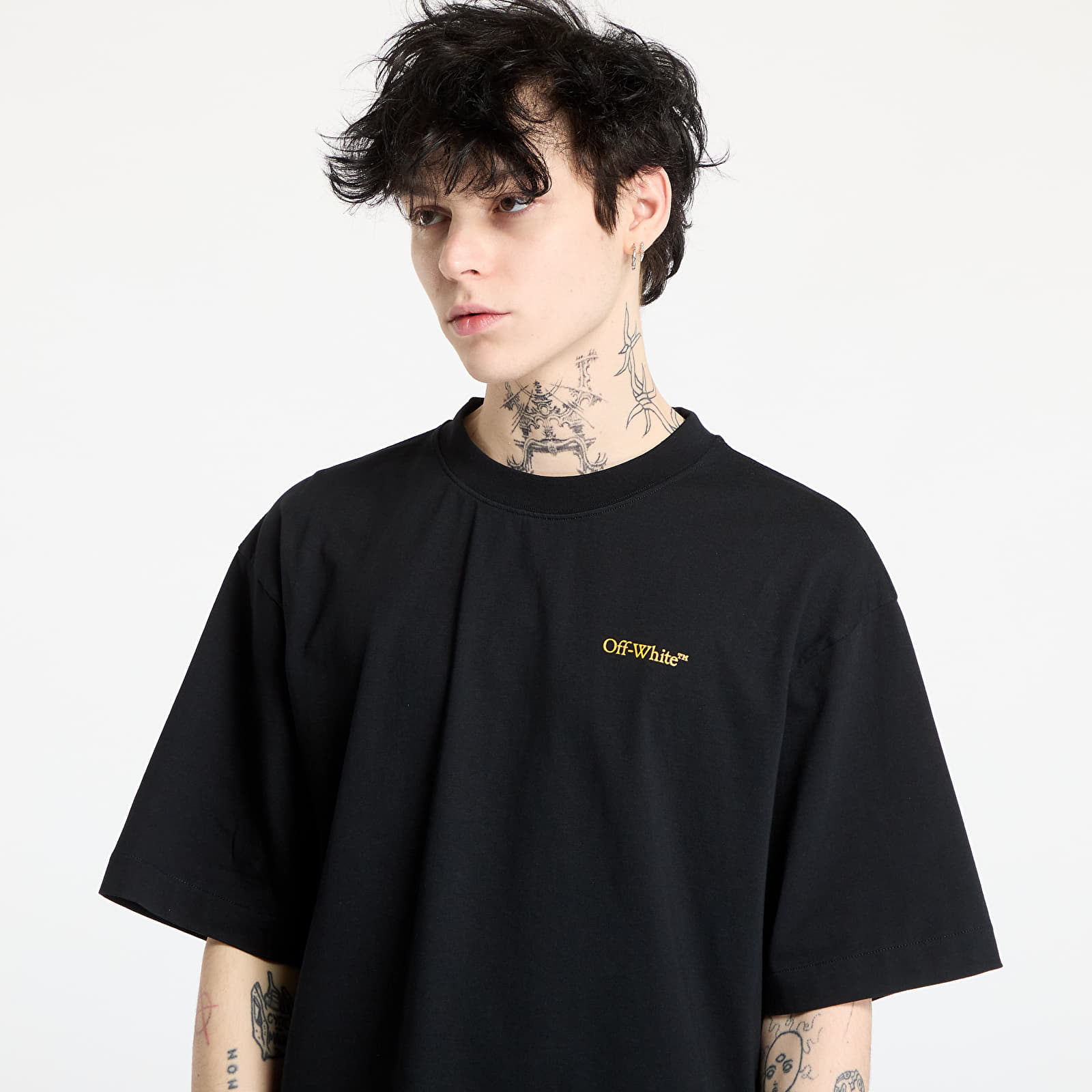 Pólók Off-White Tape Arrow Skate S/S Tee Black/ Citrus