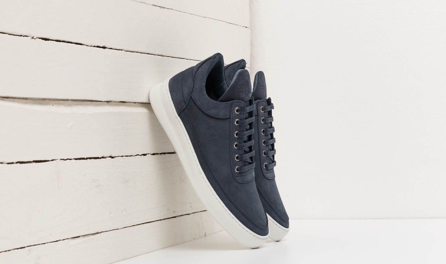 Men's shoes Filling Pieces Low Top Plain Lane Navy Blue