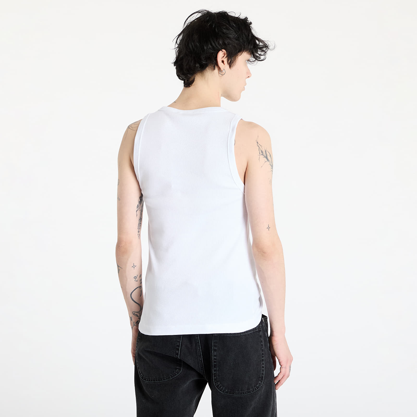Koszulki na ramiączkach Daily Paper Dias Rib Tank Top White