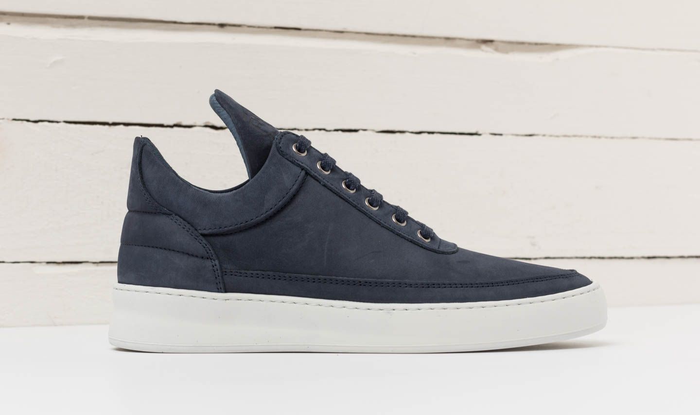 Men's shoes Filling Pieces Low Top Plain Lane Navy Blue