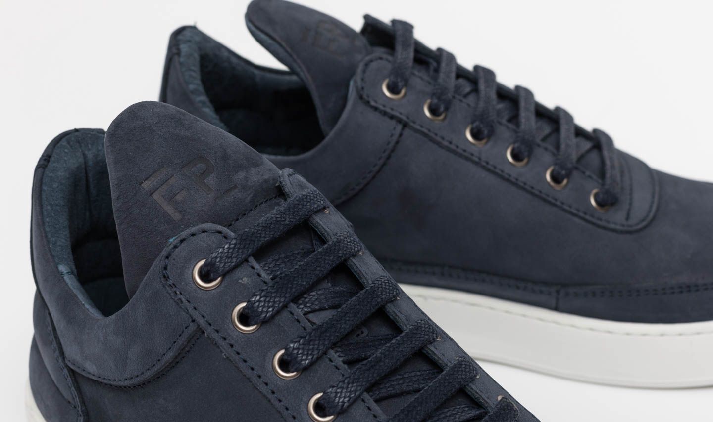 Men's shoes Filling Pieces Low Top Plain Lane Navy Blue