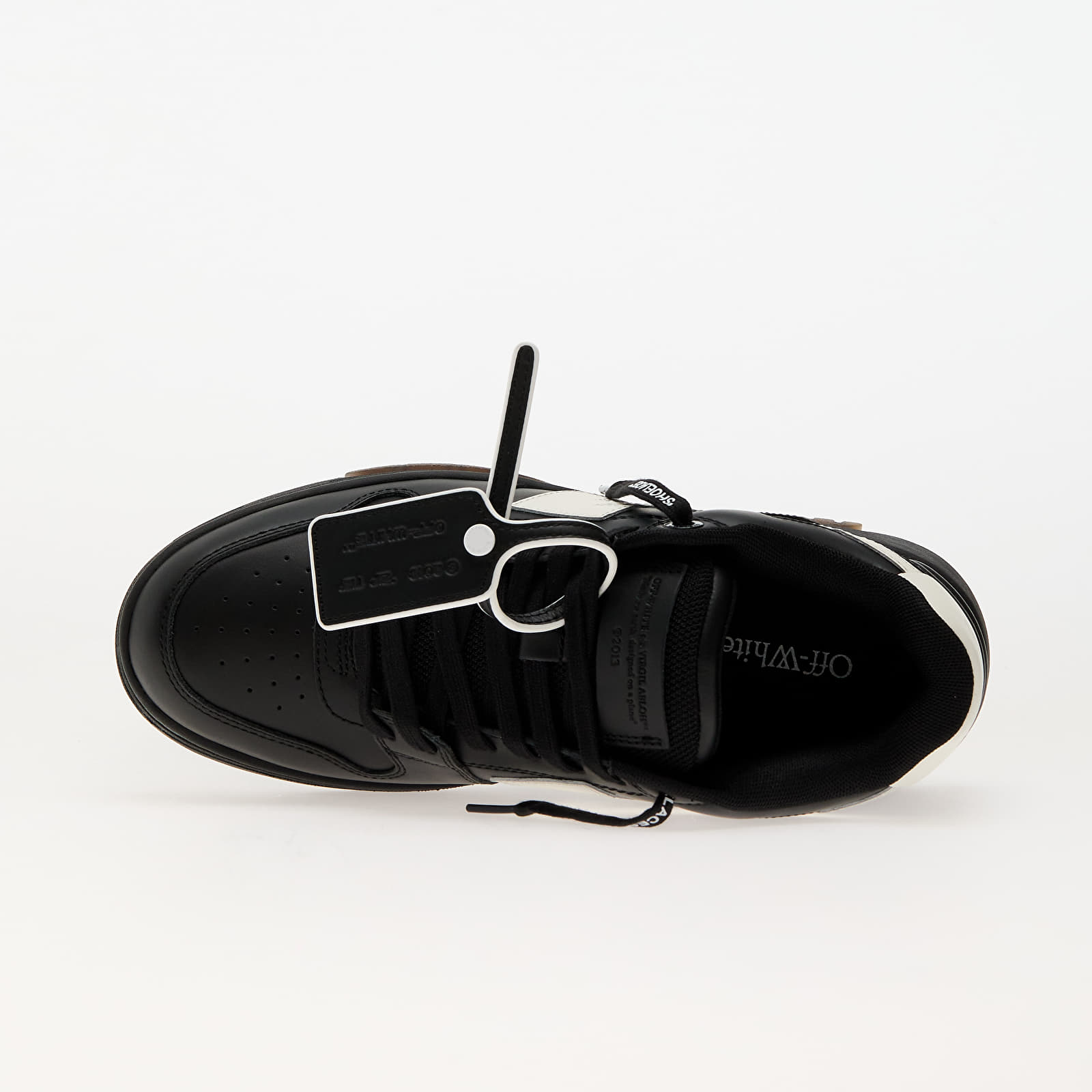 Pánske tenisky a topánky Off-White Out Of Office Calf Leather Black White