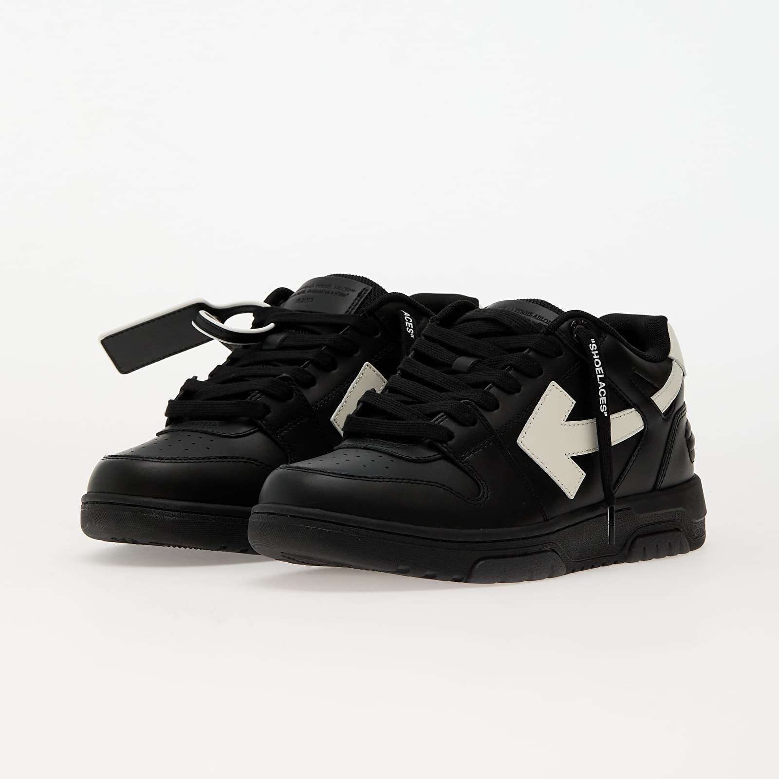 Pánske tenisky a topánky Off-White Out Of Office Calf Leather Black White