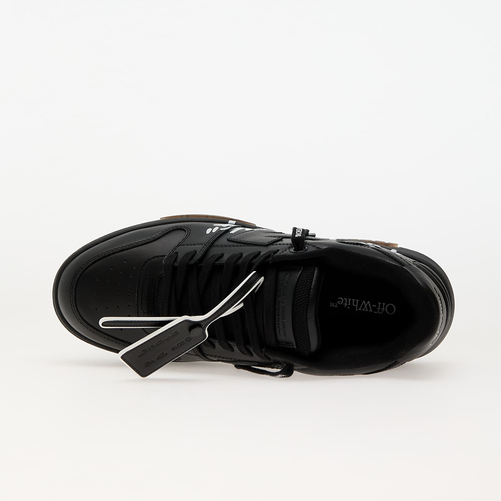 Férfi cipők Off-White Out Of Office For Walking Black White