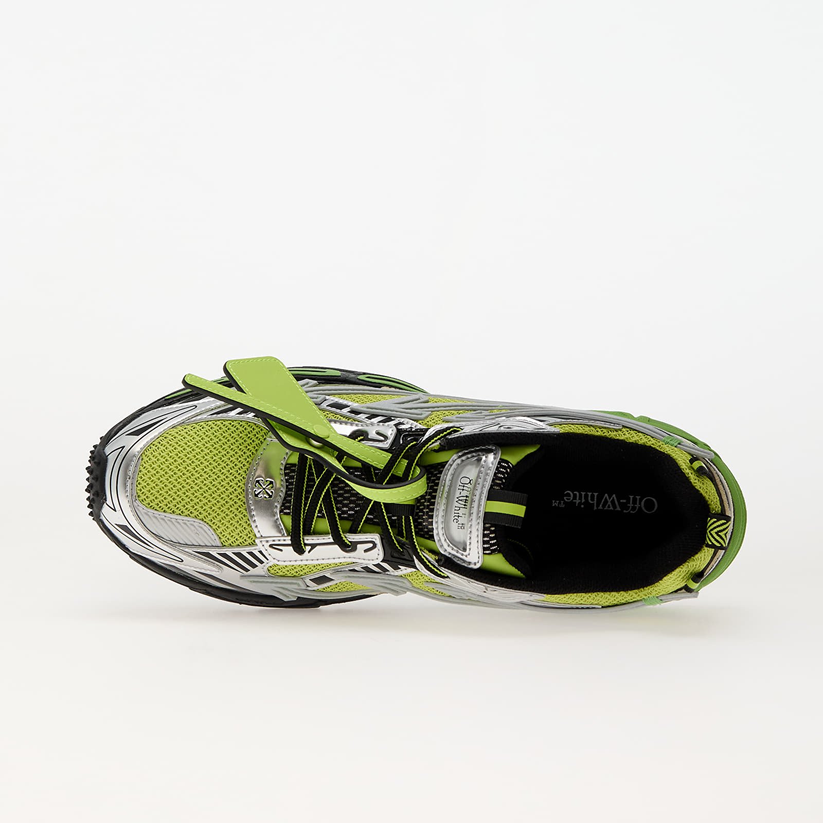 Férfi cipők Off-White Ow Be Right Back Silver Green Fluo