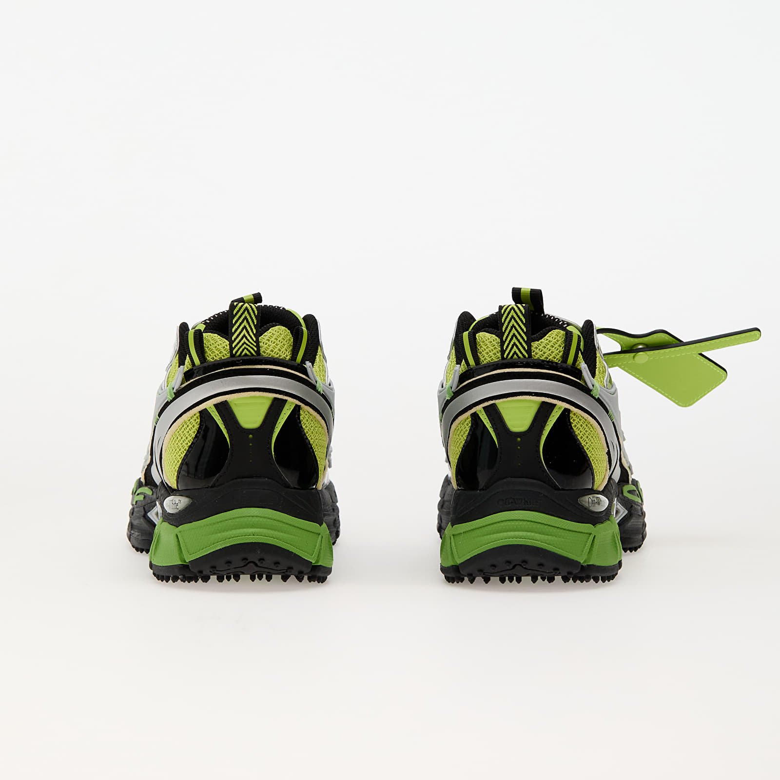 Férfi cipők Off-White Ow Be Right Back Silver Green Fluo