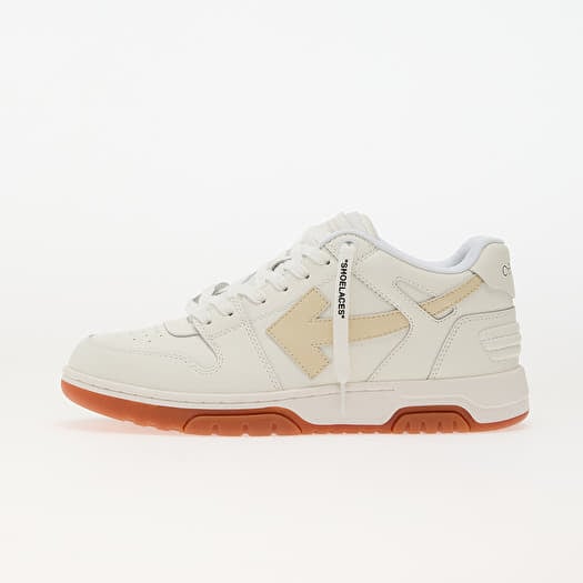 Off-White Out Of Office Calf Leather White Beige