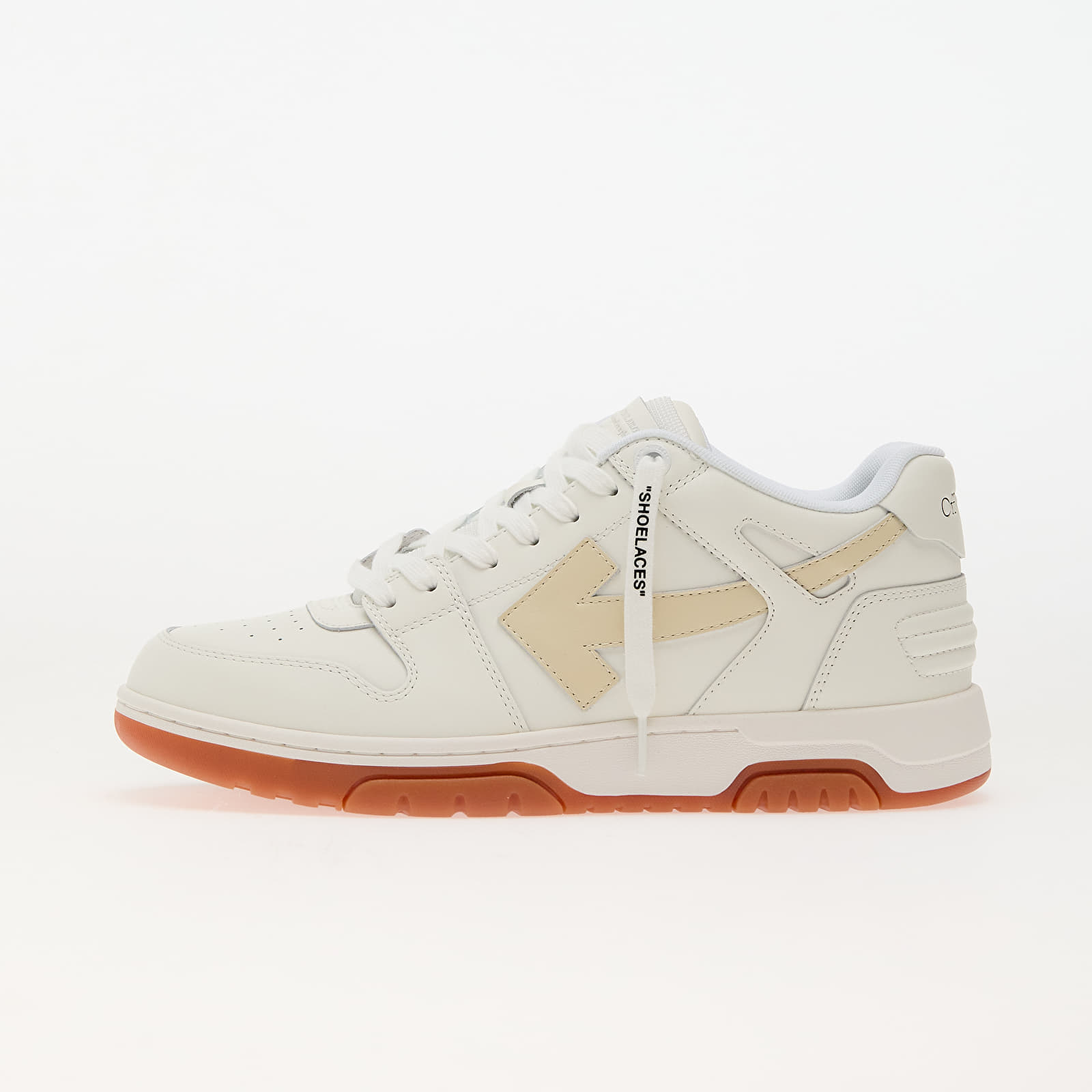 Férfi cipők Off-White Out Of Office Calf Leather White Beige