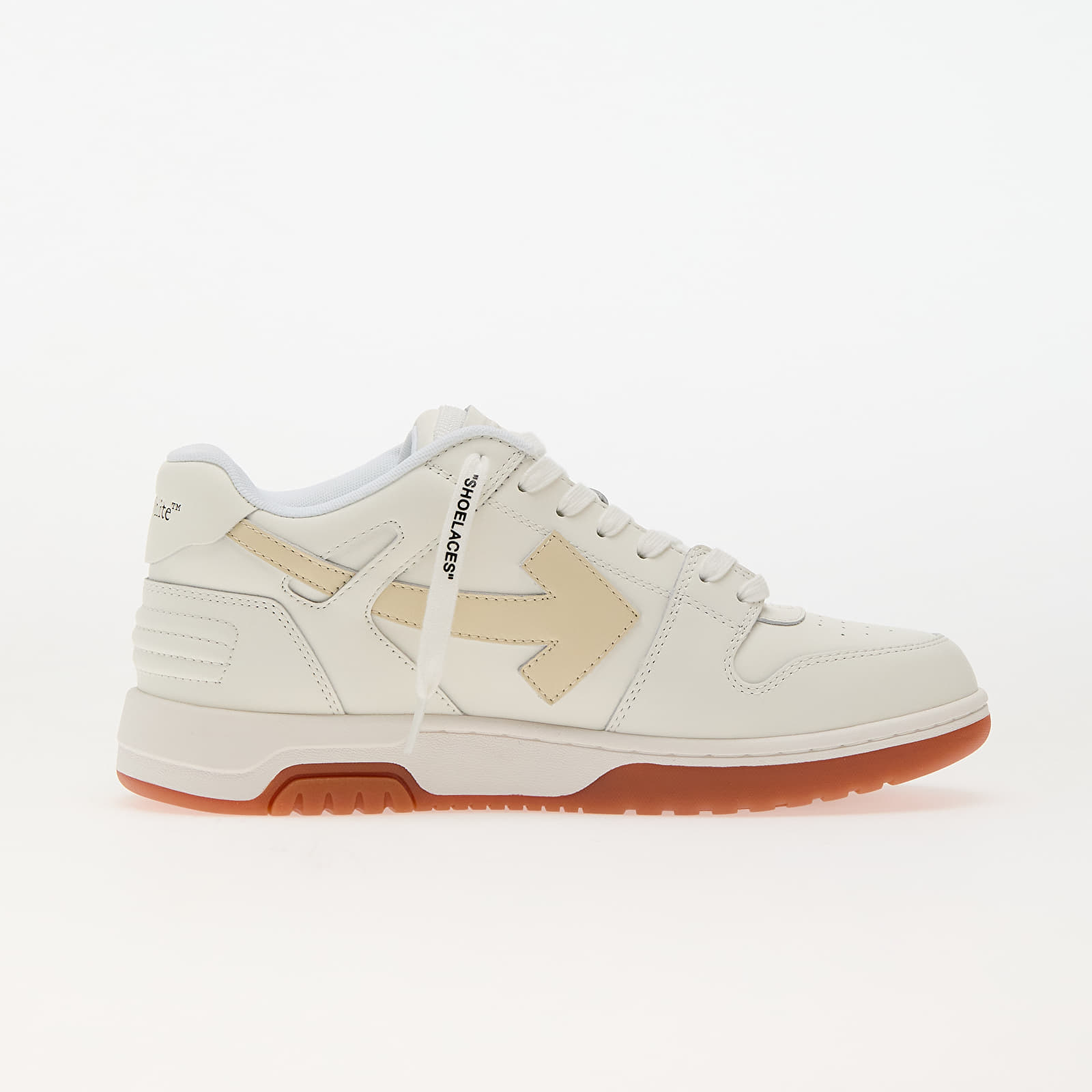 Férfi cipők Off-White Out Of Office Calf Leather White Beige