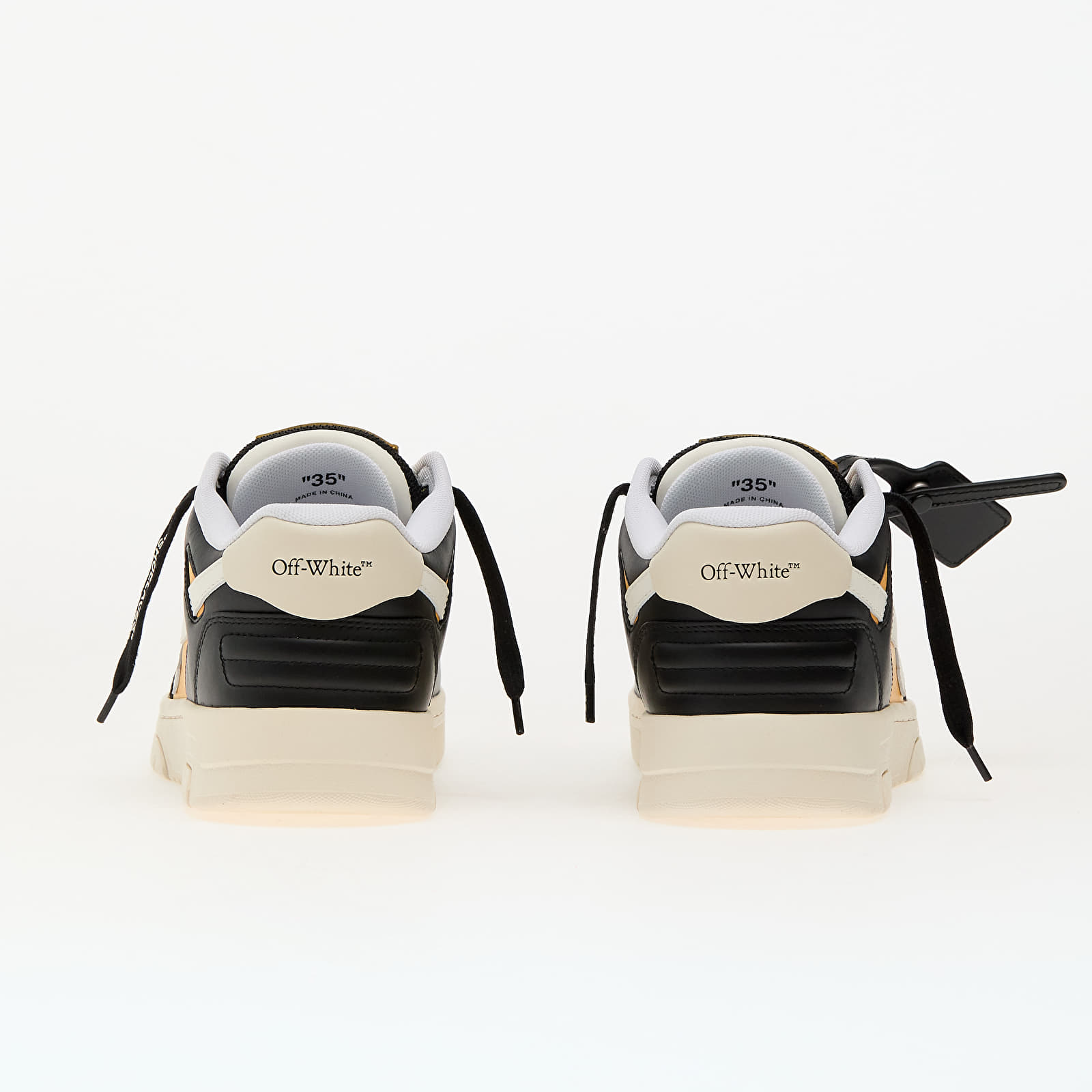 Männer Off-White Kids Out Of Office Ocher Yellow Black