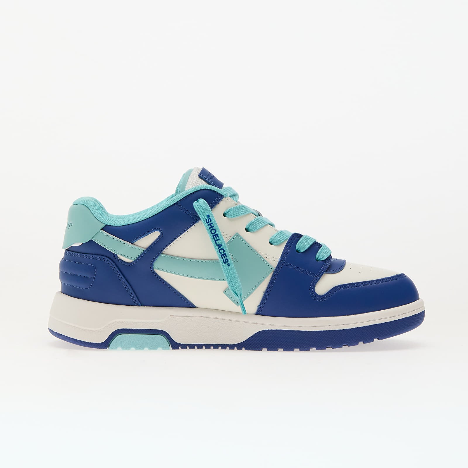 Men's shoes Off-White Kids Out Of Office Blue Turquoise