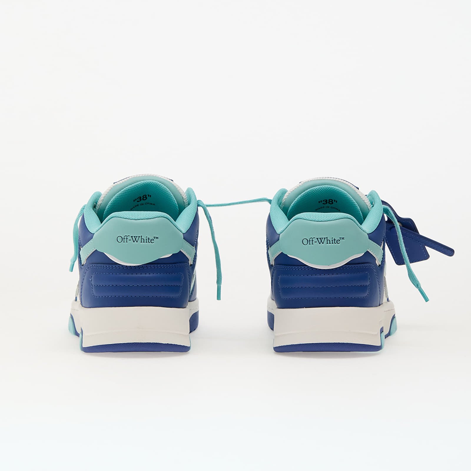 Men's shoes Off-White Kids Out Of Office Blue Turquoise