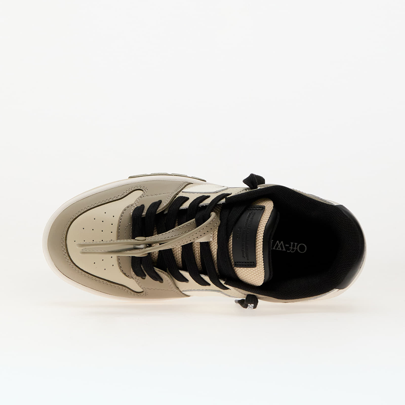Men's shoes Off-White Kids Out Of Office Olive Green Light Brown