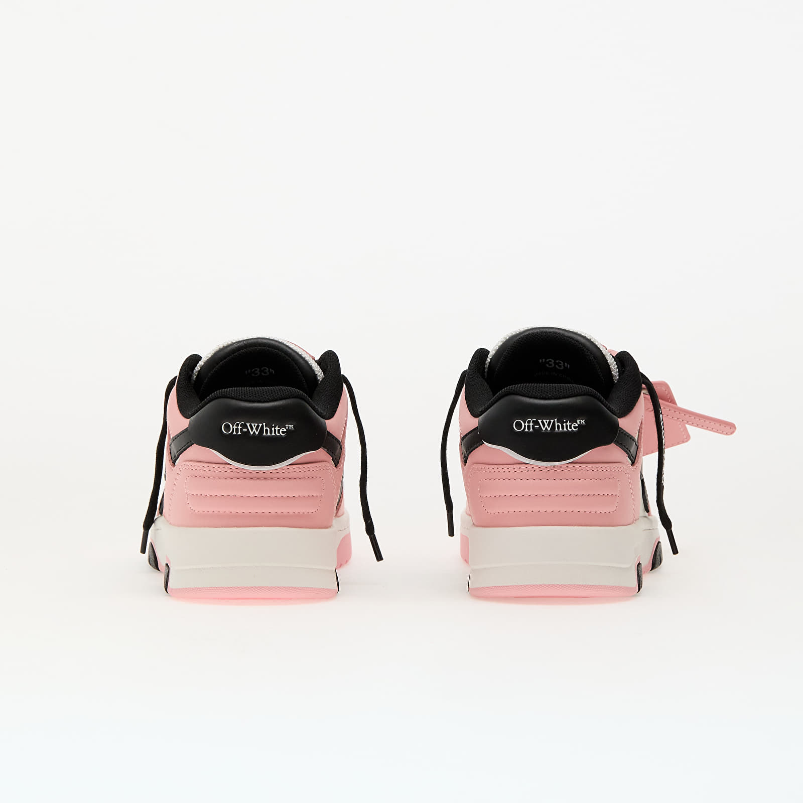 Férfi cipők Off-White Kids Out Of Office Pink Black