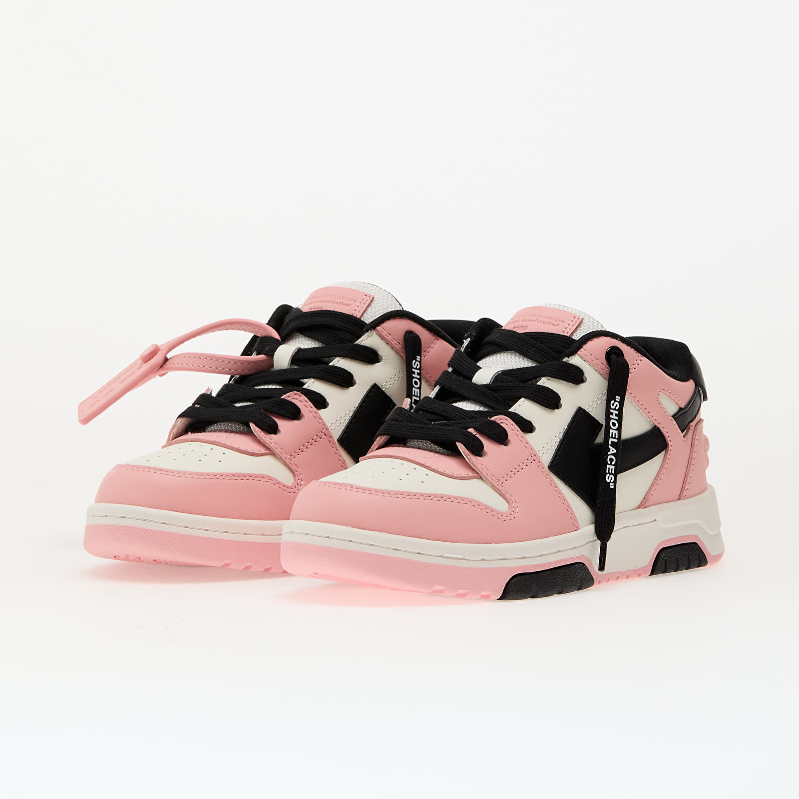 Férfi cipők Off-White Kids Out Of Office Pink Black