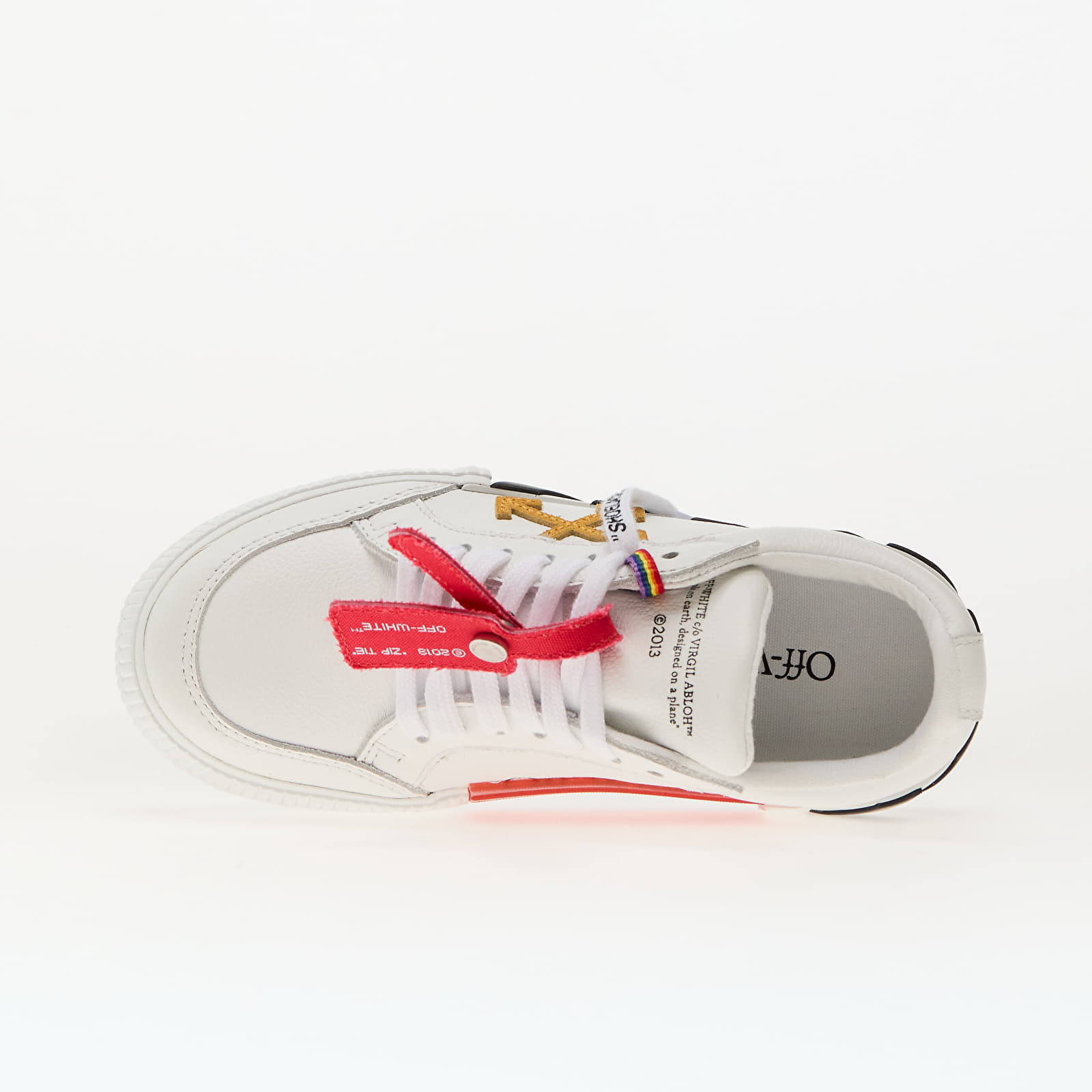 Männer Off-White Kids Vulcanized Leather White Ocher Yellow