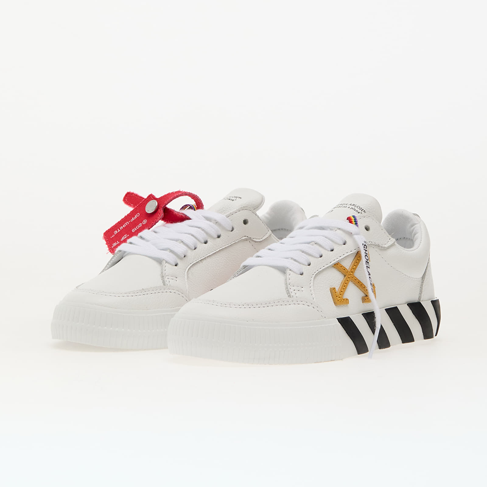 Männer Off-White Kids Vulcanized Leather White Ocher Yellow