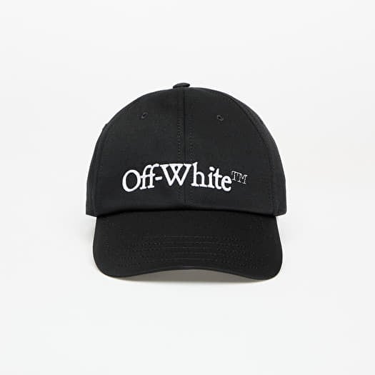 Hætte Off-White Drill Bookish Baseball Cap Black/ White