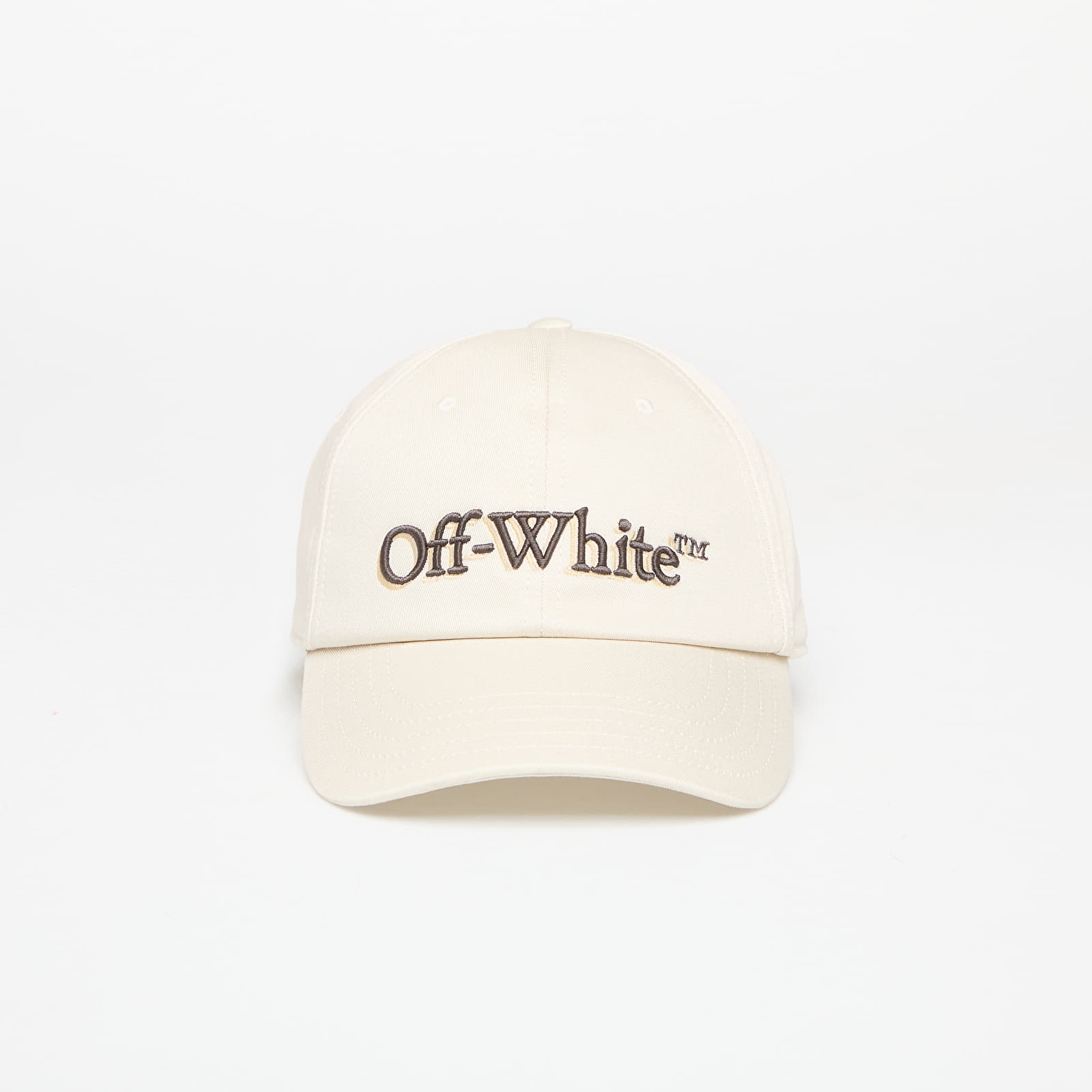 Šiltovky Off-White Shadow Bookish Baseball Cap Ivory/ Chocolate