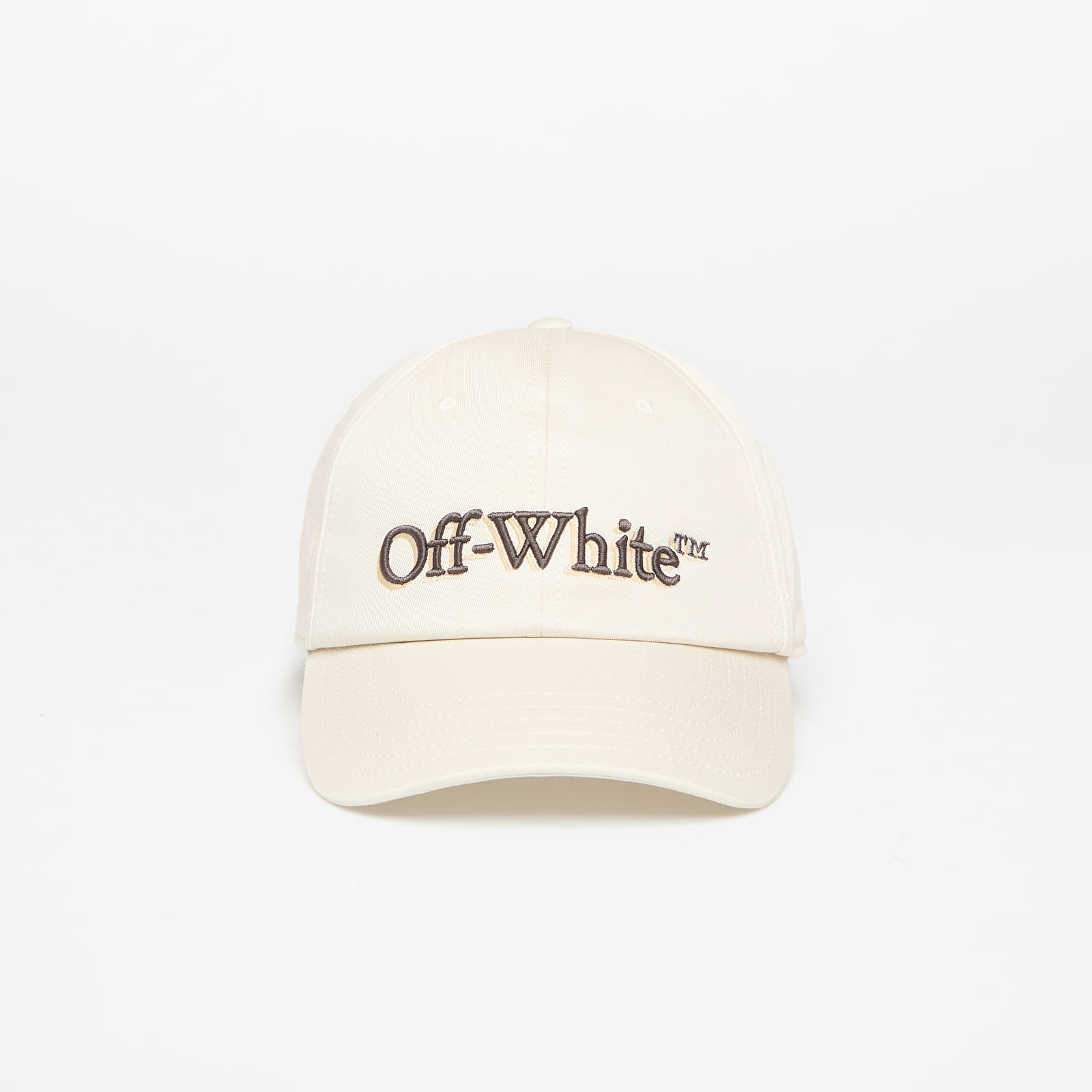 Šiltovky Off-White Shadow Bookish Baseball Cap Ivory/ Chocolate