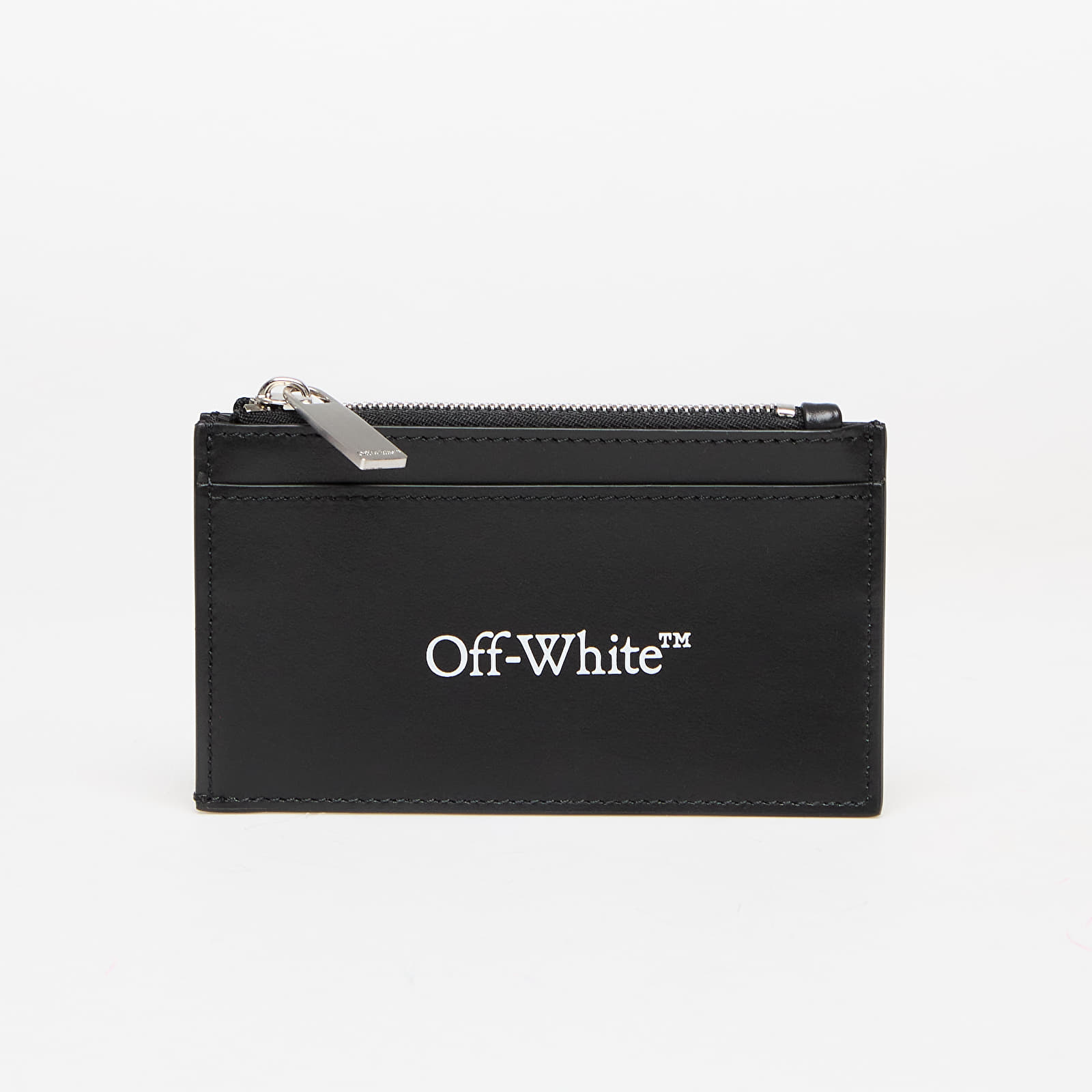 Geldbörsen Off-White Bookish Zipped Card Holder Black/ White