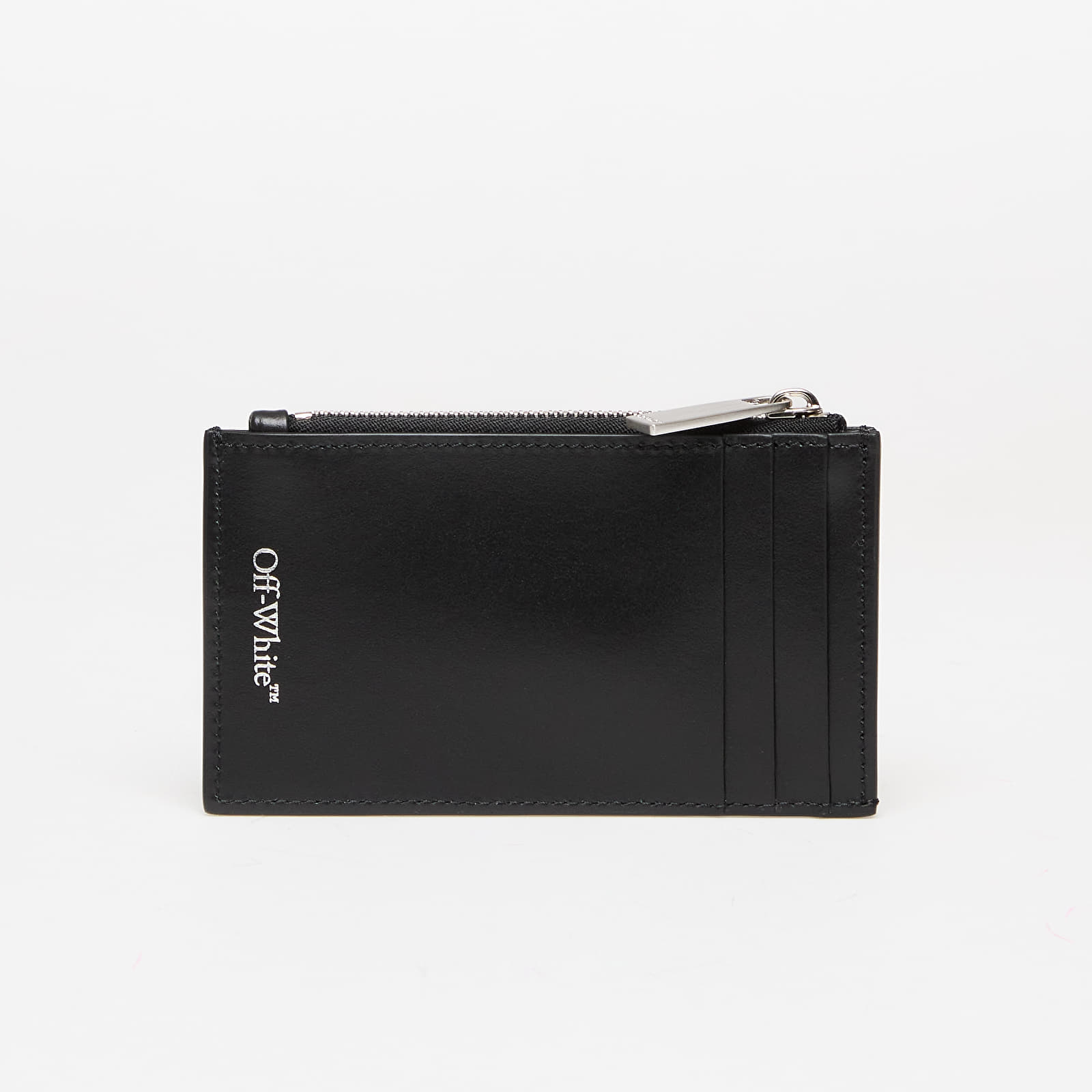 Geldbörsen Off-White Bookish Zipped Card Holder Black/ White
