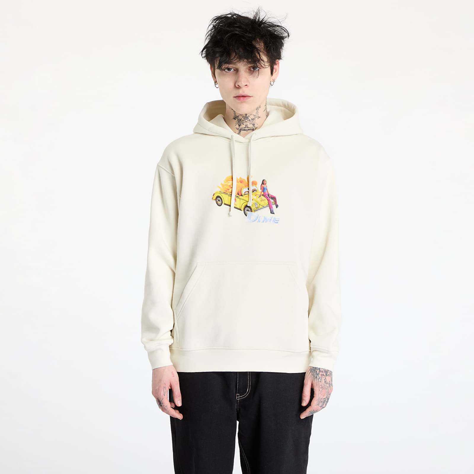 Kapucnis pulóverek és pulcsik DIME 2Fast 2Delicious Hoodie UNISEX Natural