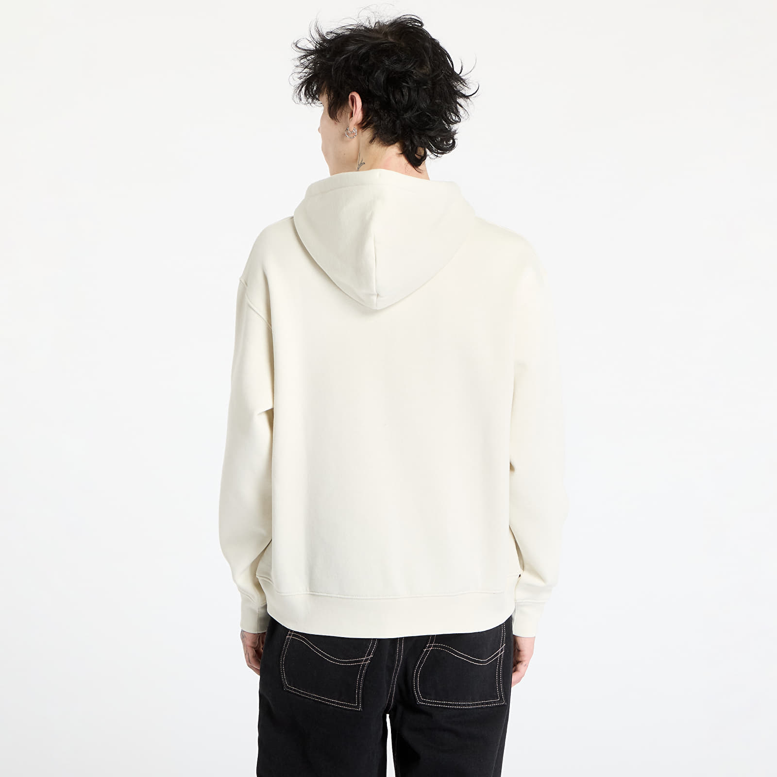 Kapucnis pulóverek és pulcsik DIME Cursive Small Logo Zip-Hoodie UNISEX Natural