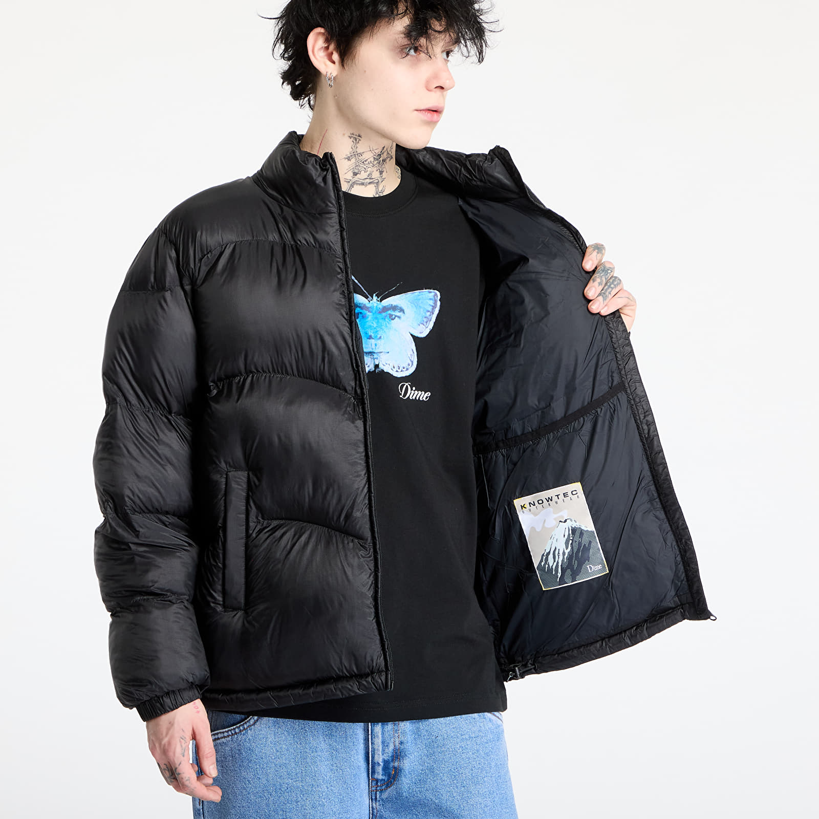 Jacken DIME Classic Ripstop Puffer UNISEX Black