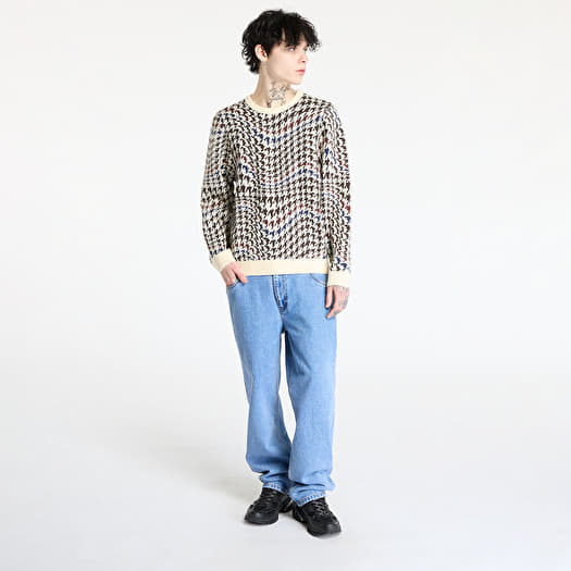 Sweaters DIME Houndstooth Knit UNISEX Cream Multi | Footshop