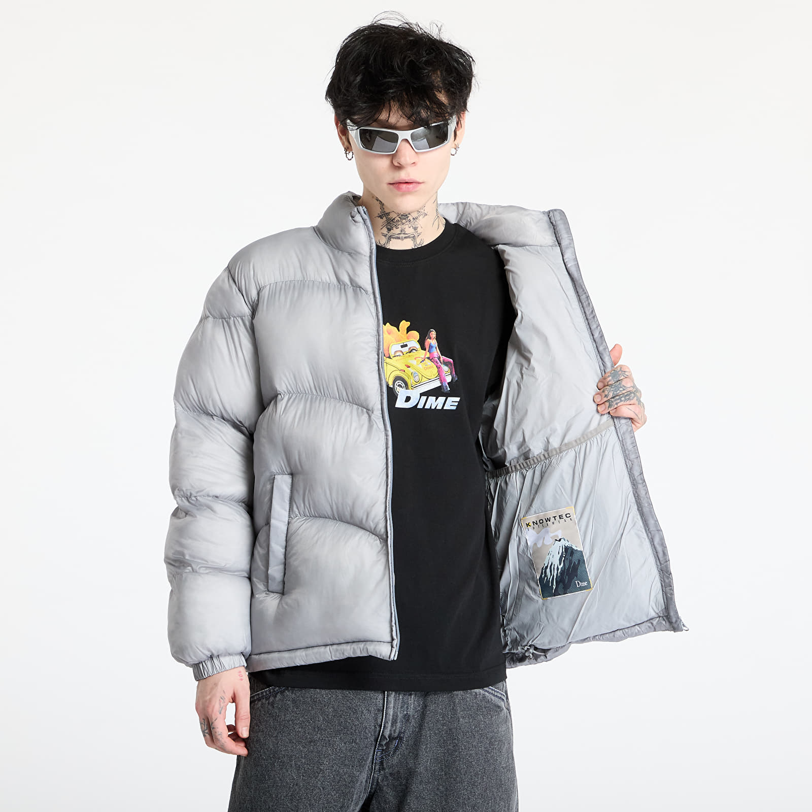 Jacken DIME Classic Ripstop Puffer UNISEX Silver