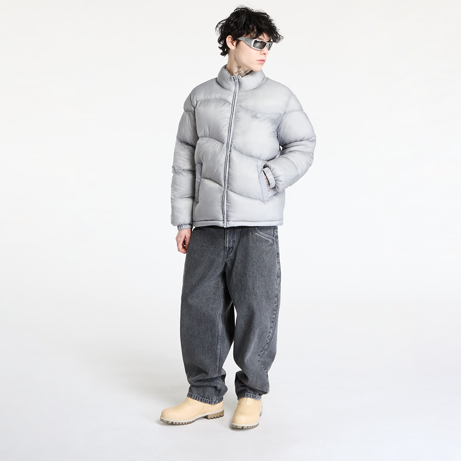 Jacken DIME Classic Ripstop Puffer UNISEX Silver
