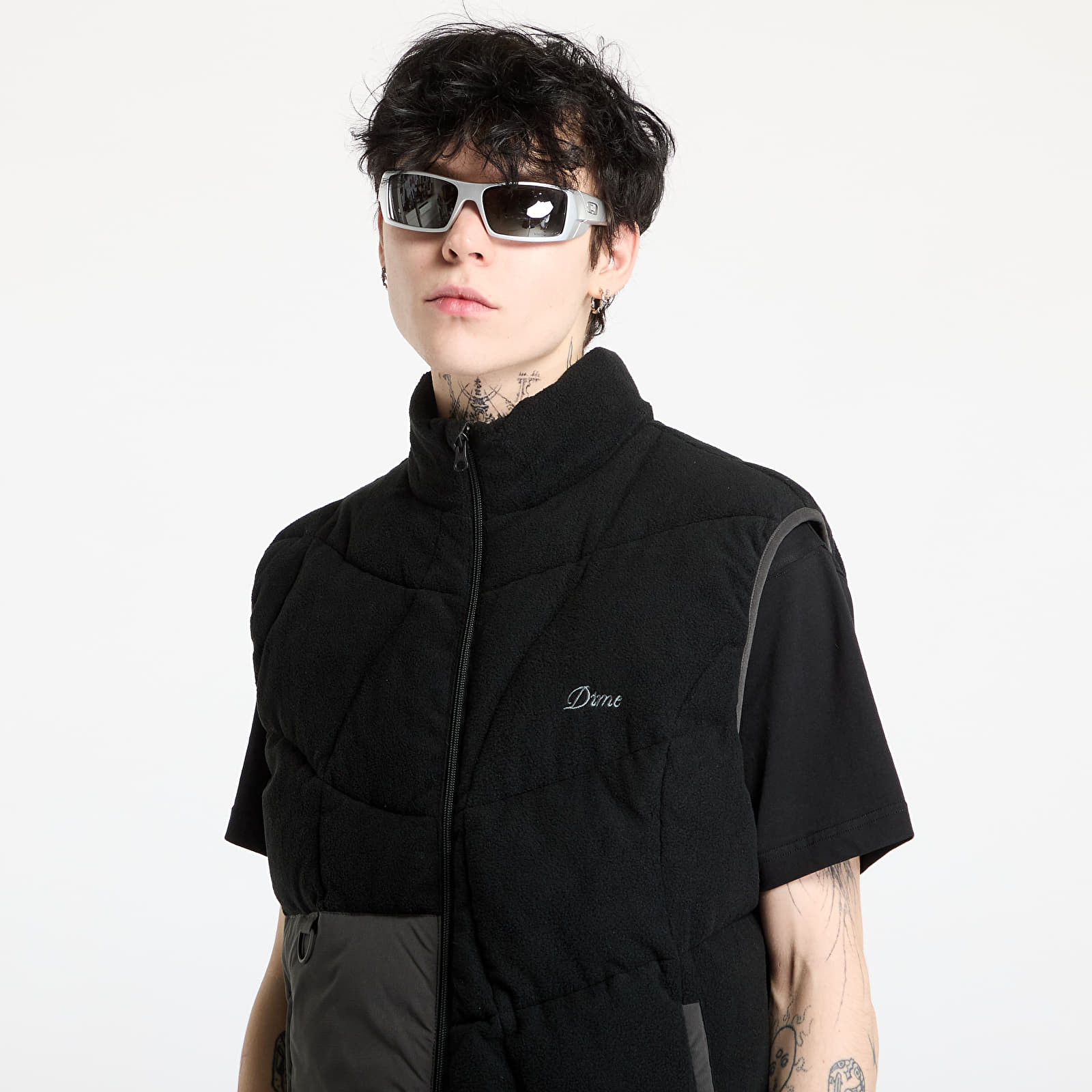 Vesty DIME Sleeveless Puffer UNISEX Black