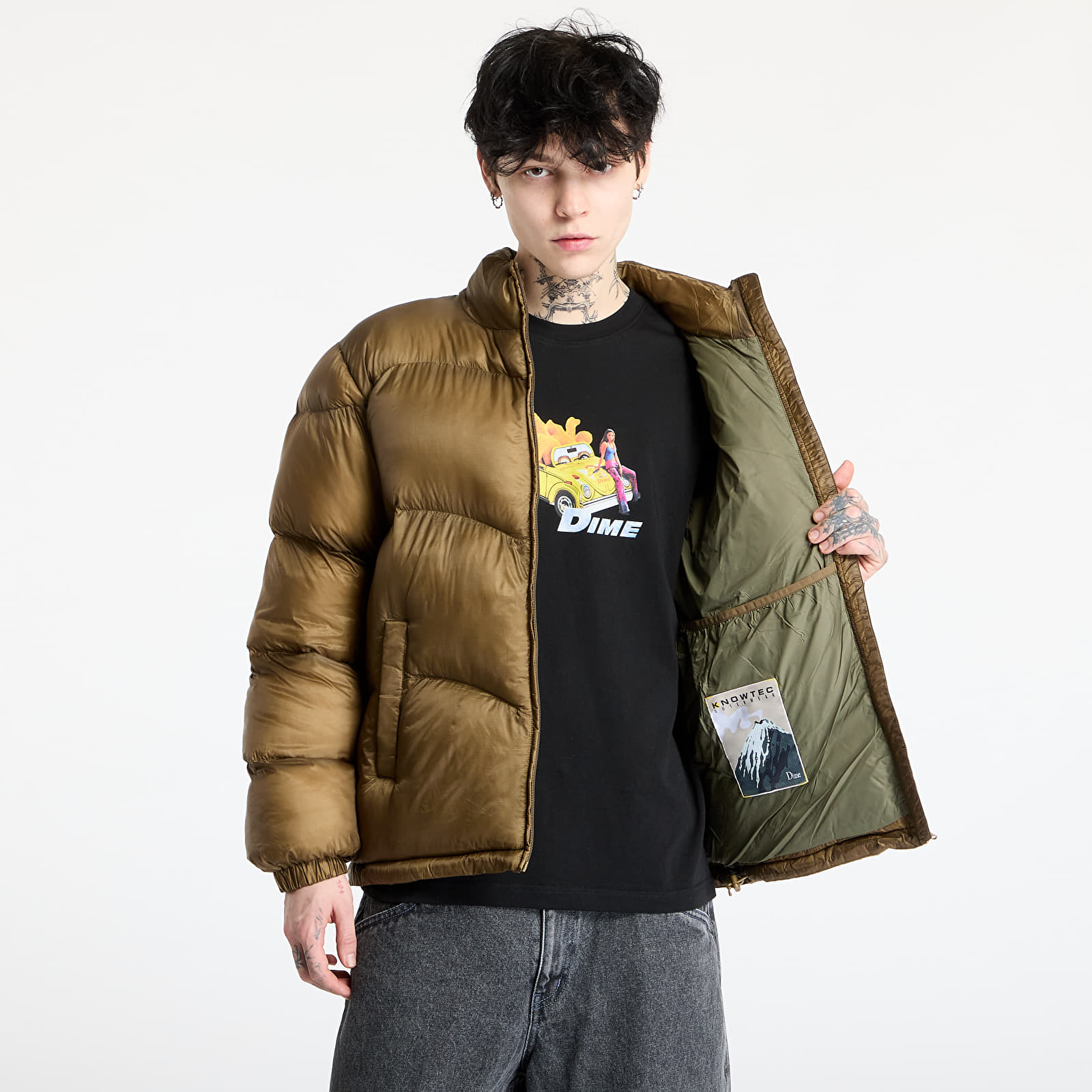 Dzsekik DIME Classic Ripstop Puffer UNISEX Gold
