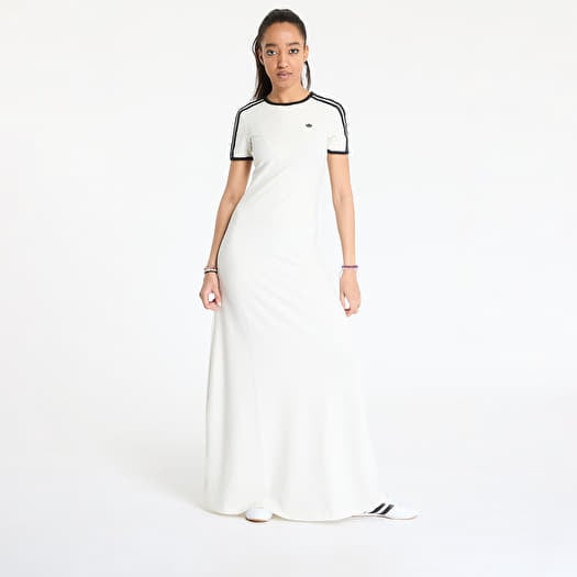 Šaty adidas Originals Premium Cali Tee Dress Maxi White/ Off White