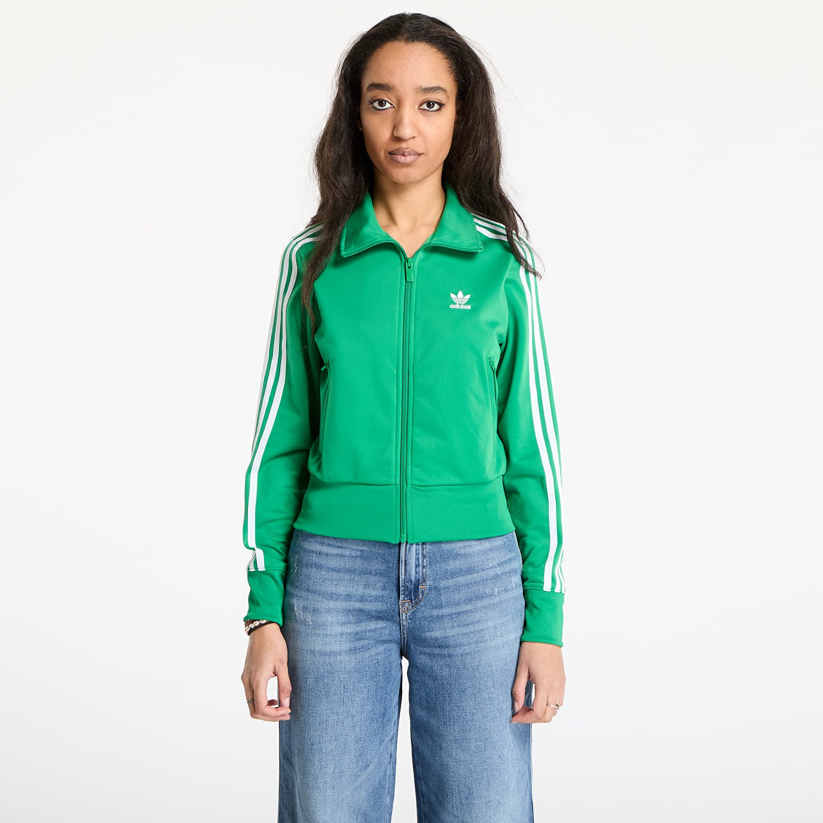 Hoodies and sweatshirts  adidas Firebird Adicolor Tracktop Green