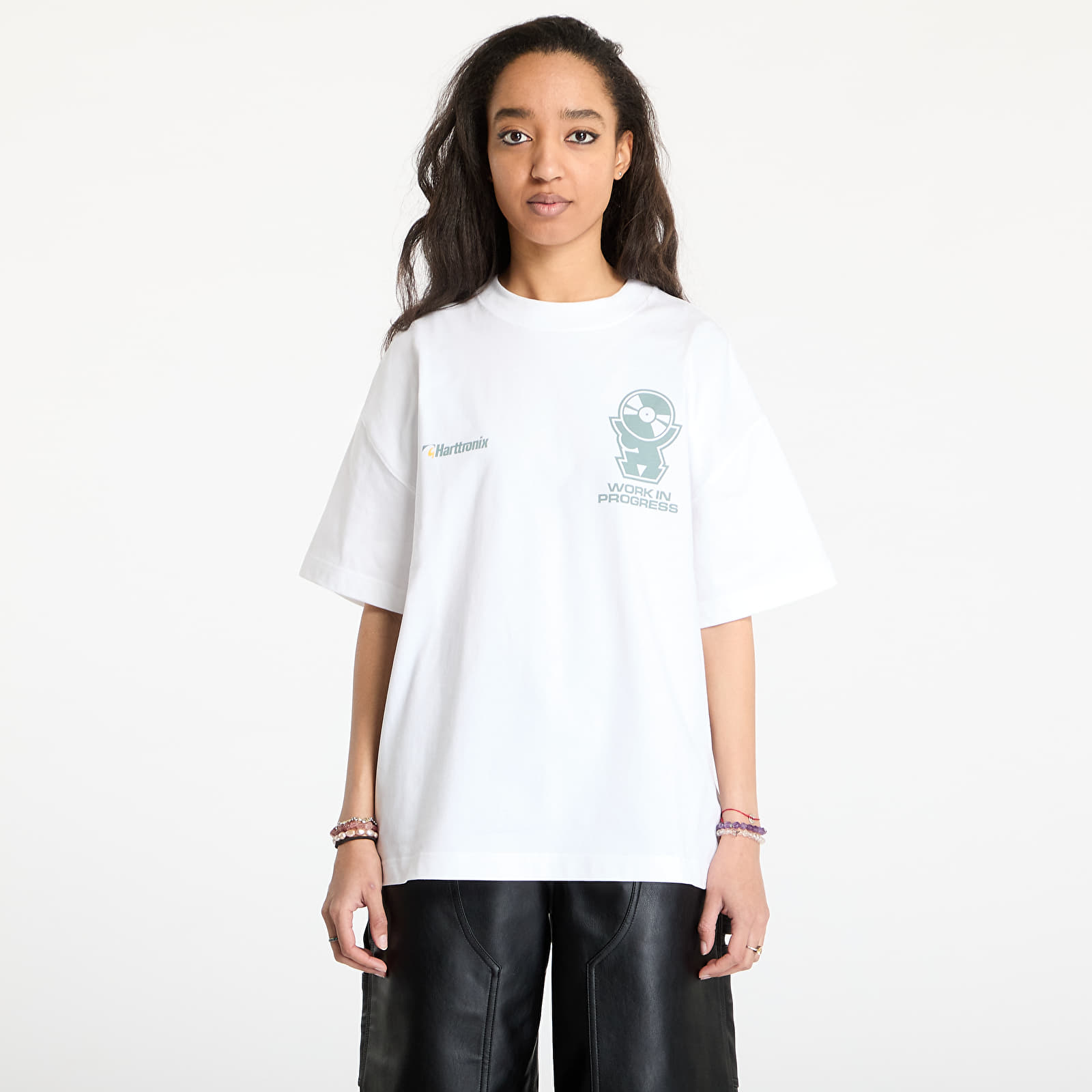 Pólók Carhartt WIP S/S Drip Script T-Shirt UNISEX White