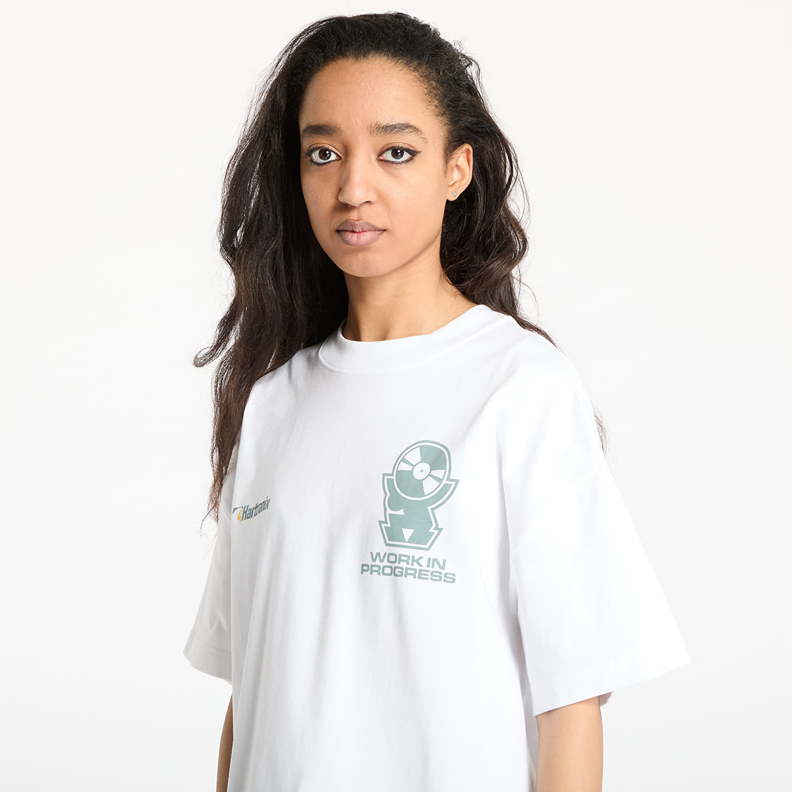Pólók Carhartt WIP S/S Drip Script T-Shirt UNISEX White