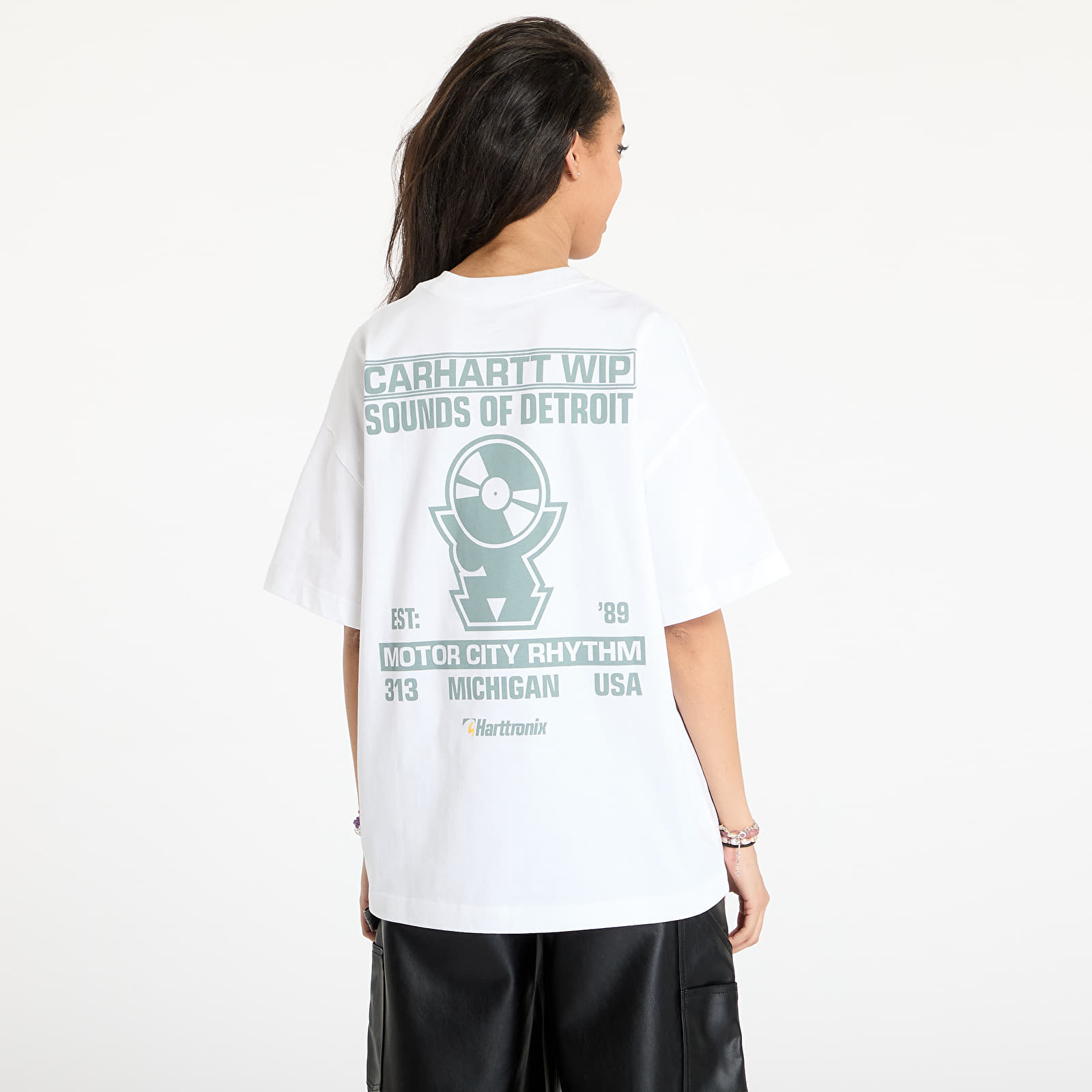 Pólók Carhartt WIP S/S Drip Script T-Shirt UNISEX White