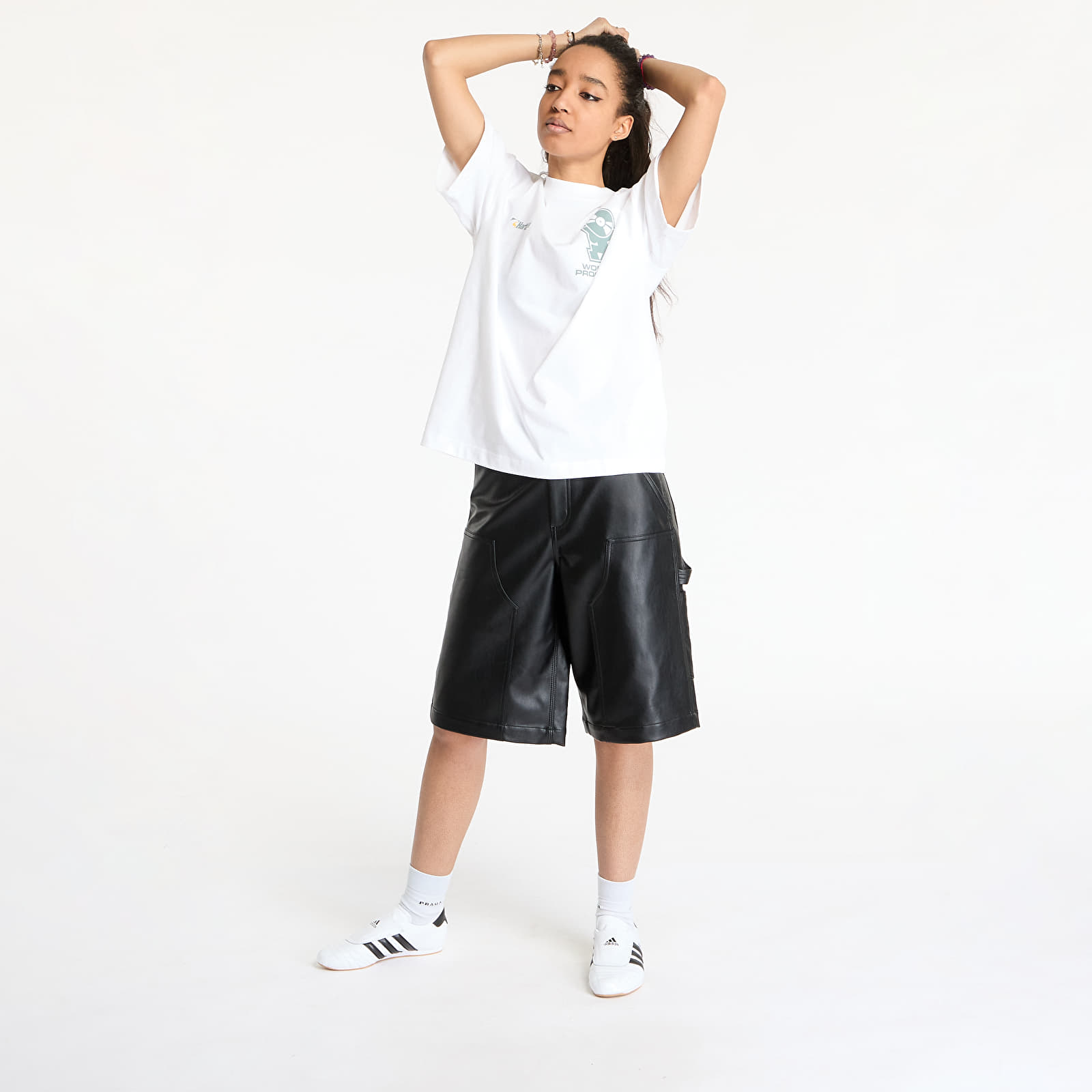 Pólók Carhartt WIP S/S Drip Script T-Shirt UNISEX White