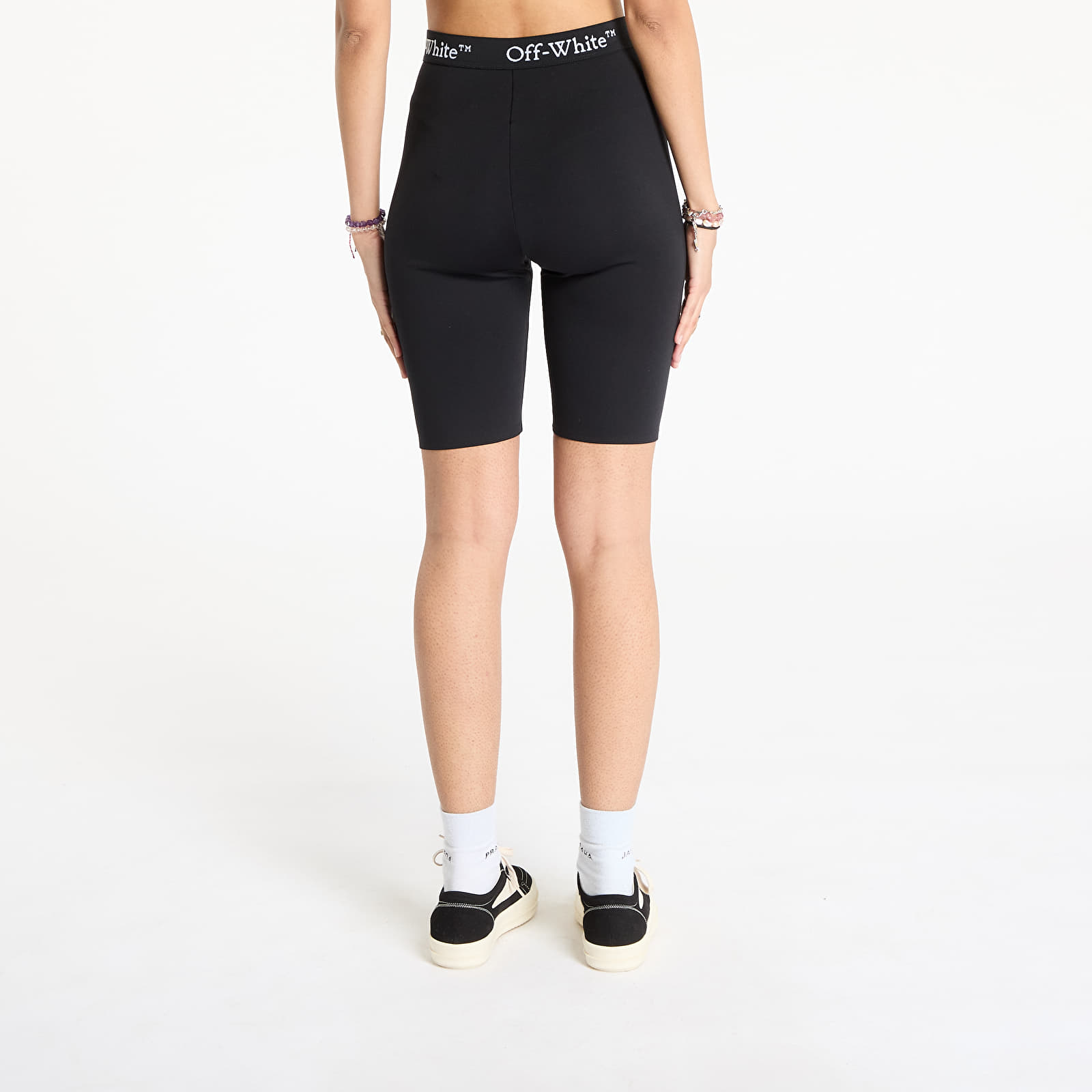 Shorts Off-White Logoband Zipped Shorts Black