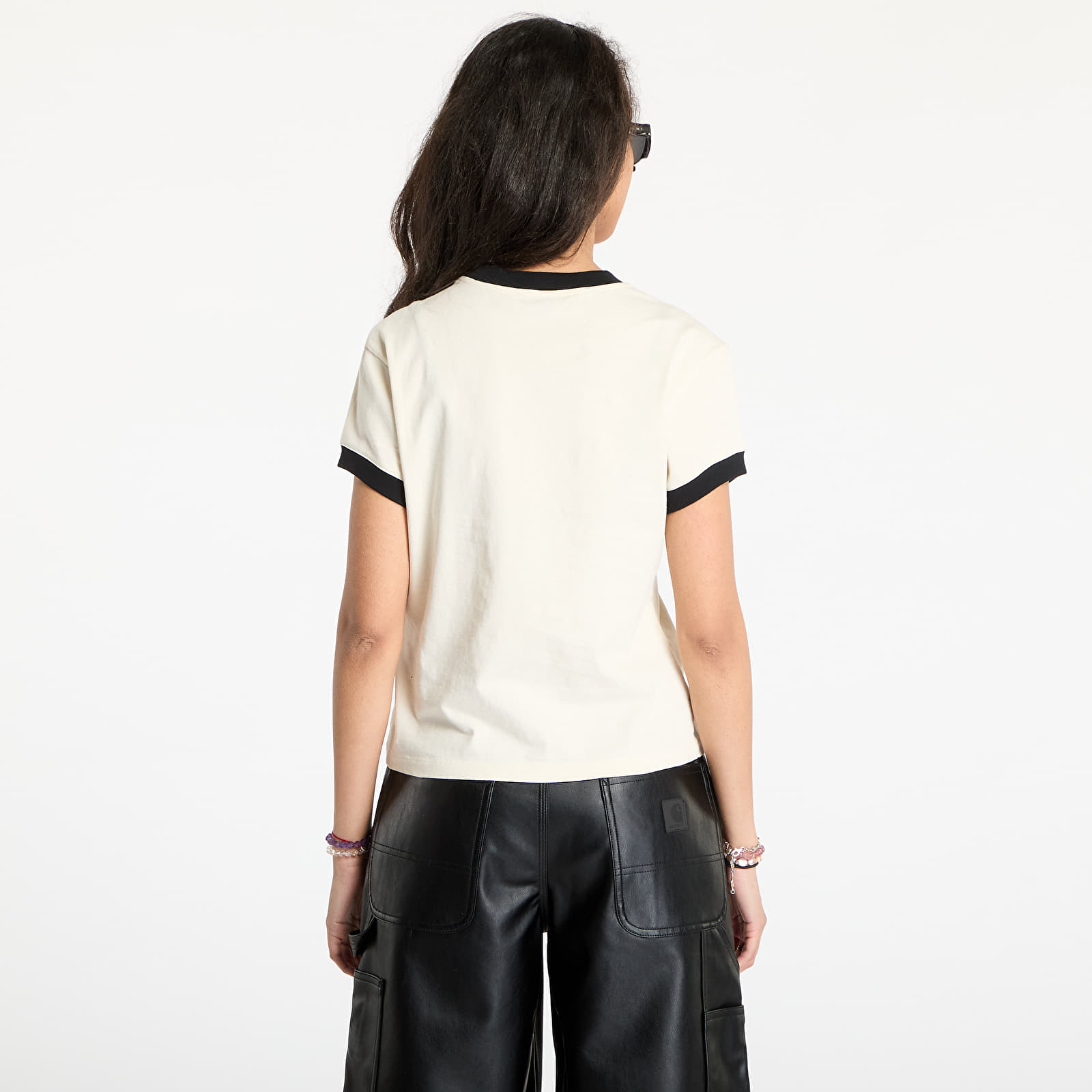 T-shirts Off-White Off White Script Fitted Tee White Aspara