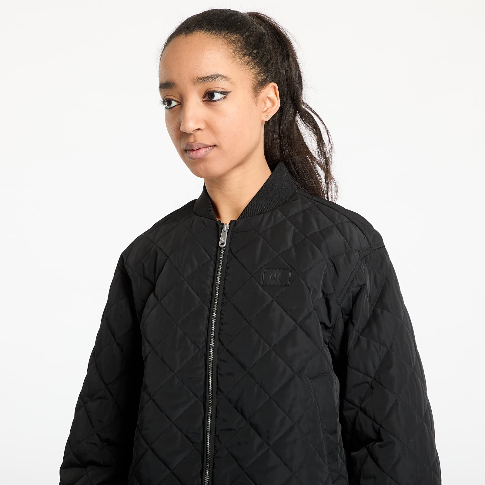 Jaquetas Bomber Calvin Klein Jeans Low Quilted Bomber Jacket Black