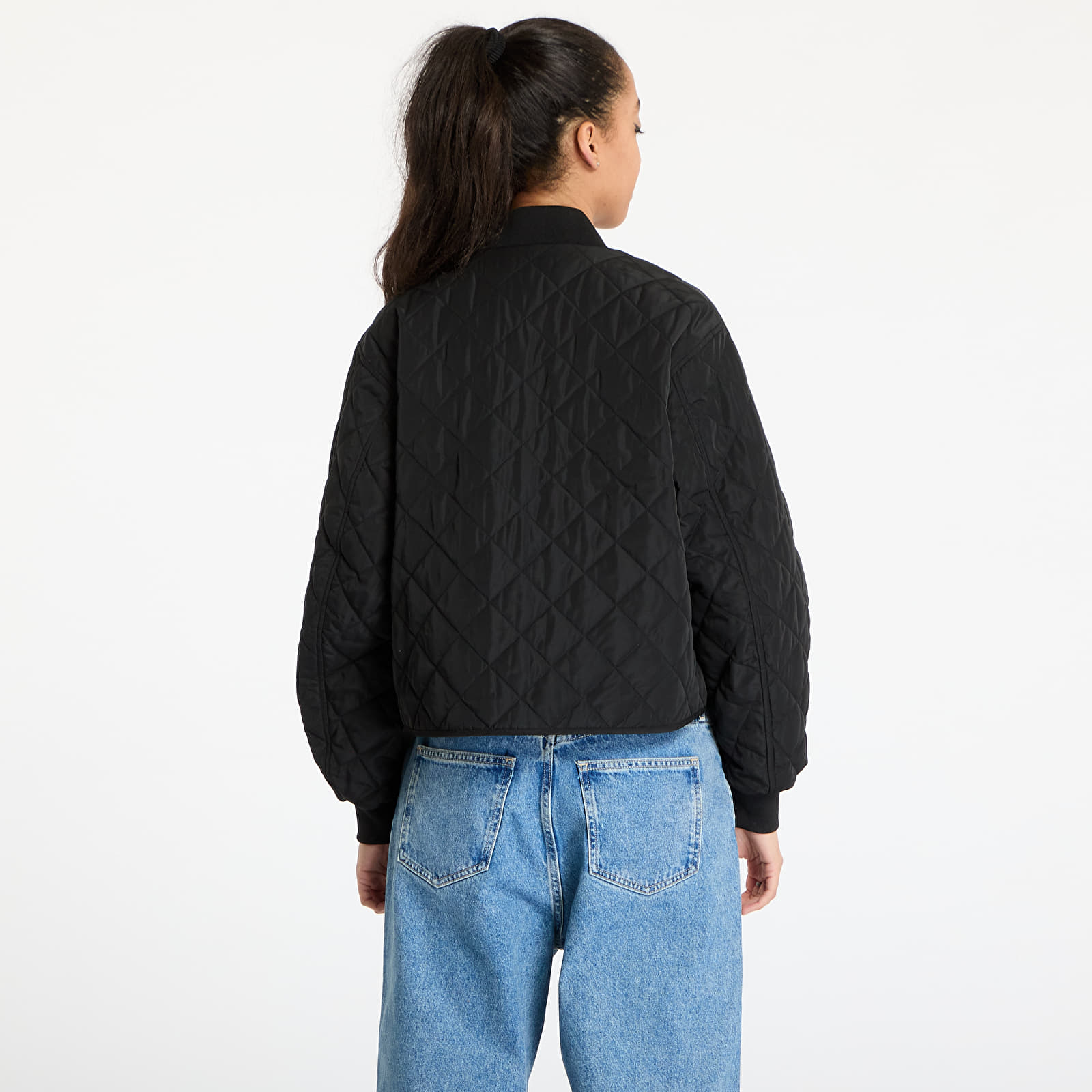 Jaquetas Bomber Calvin Klein Jeans Low Quilted Bomber Jacket Black