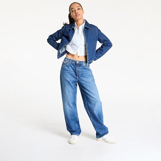 Giacche Calvin Klein Jeans Zip Denim Jacket Denim Footshop