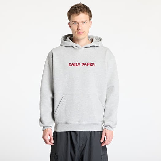 Daily Paper Chain Stitch Oversized Hoodie Grey