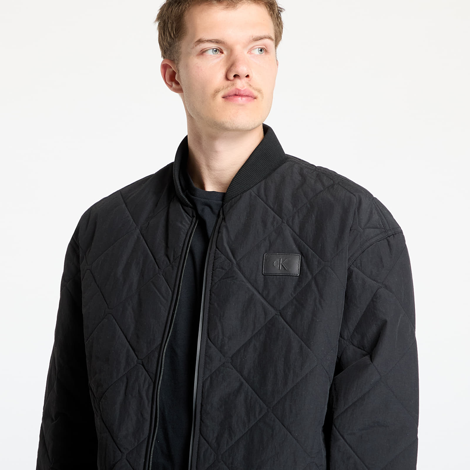 Bundy Calvin Klein Jeans Quilted Jacket Black