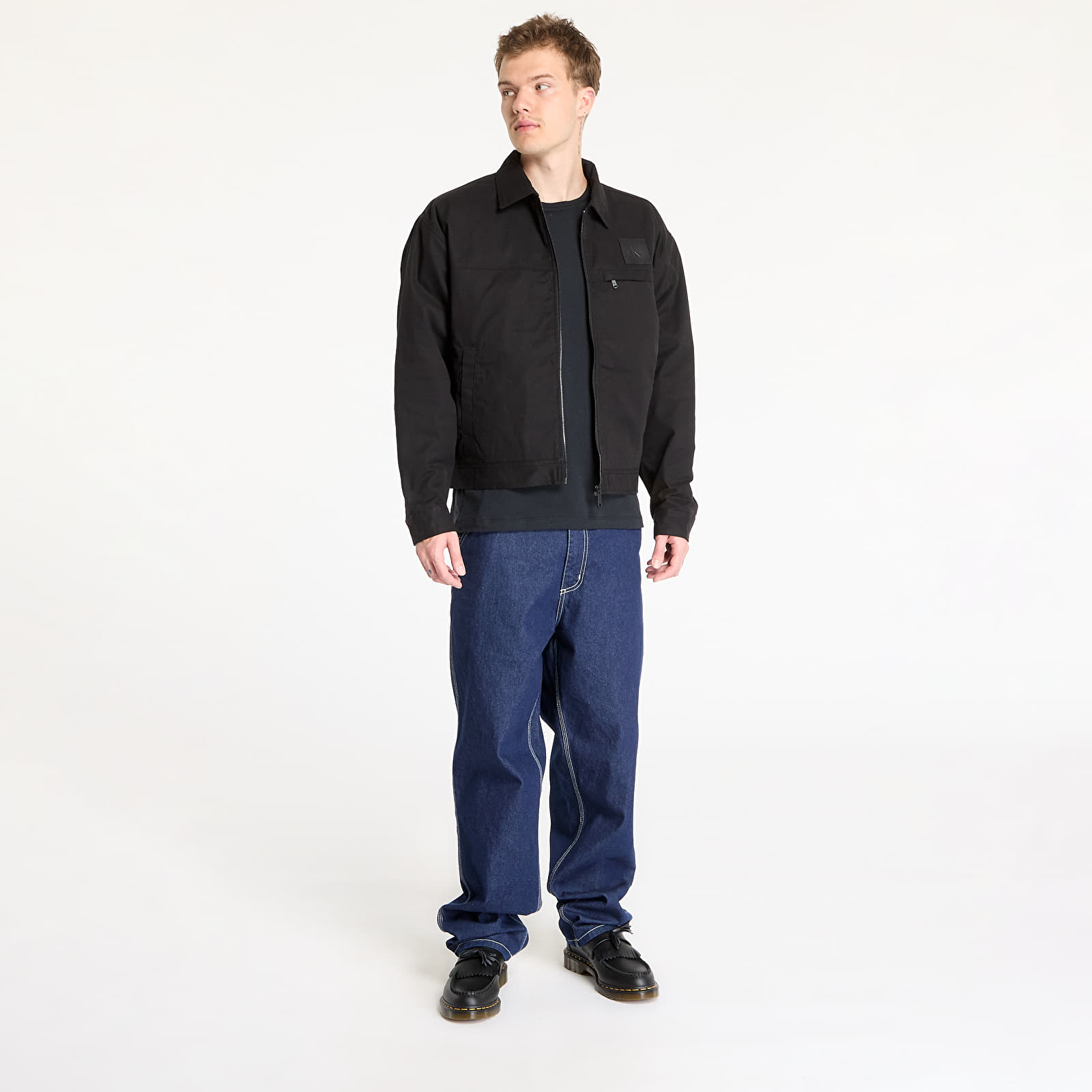 Jackets Calvin Klein Jeans Zip Jacket Black