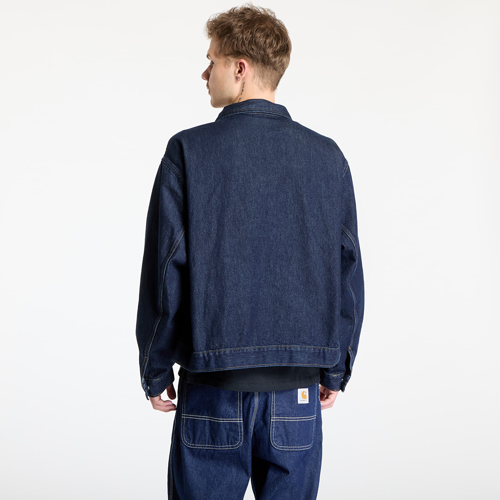 Bundy Calvin Klein Jeans Relaxed Zip Denim Jacket Denim